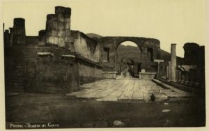 Friedrich Howanietz POMPEII TEMPLE OF JUPITER 1870